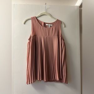**FINAL OFFER** Forever 21 Sleeveless Sheer Pleated Top